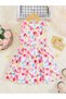 Girls Floral Print Sleeveless Midi Dress - 2