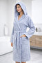 100% Cotton Velvet Export Surplus Unisex Bathrobe - High Quality