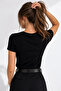 Soft Fabric Crew Neck Fit Basic T-Shirt - 3