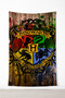 Harry Potter Wall Tapestry– High-Quality Fabric, Gamer Room Decor Tapestry Wall Rug Si - 3