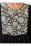 Black Jacquard Long Sleeves Jalabiya - 4