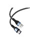 كابل شحن USB إلى USB صغير مضفر X213 بطول 1 متر و2.4 أمبير - 2