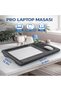 Portable Laptop Stand with Cushion and Phone and Tablet Compartments, Notebook Computer Work Table - 3