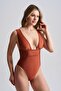 Women's Natalia Low-Cut Swimsuit Cinnamon - 3