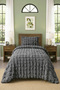 Bubble Plush Single Bedspread Set with Case Bag Gifts 170X220Cm + Pillowcase Antrast - 2