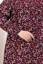 Women's Plus Size Long Sleeve Woven Cotton Pack Maternity Dress - 3