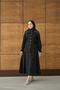 Women's Twist Embroidered Embroidered Set Black - 3