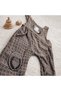 Murat Baby %100 Cotton Baby Boy Salopet T-Shirt Cap Bow Tie Set - 5