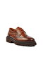 Tan Genuine Leather Men's Classic Shoes - 3