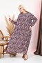 Women's Plus Size Long Sleeve Woven Cotton Pack Maternity Dress - 6