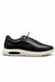Genuine Leather Black Men's Casual Shoes – Orthopedic , Elastic, Ultra Comfortable, Daily Wear Sneakers - 2