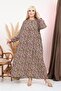 Women's Plus Size Long Sleeve Woven Cotton Pack Maternity Dress