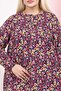 Women's Plus Size Long Sleeve Woven Cotton Pack Maternity Dress - 3