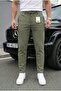 Holl Elastic Waist and Lace-Up Stretch Fabric Stretchy Knitted Jogger Pants Trousers - 2