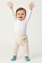 100% Organic Cotton Baby Boy Pants with Socks and Booties, Single Bottom Patterned Baby Pants