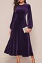 Rochie lungă din catifea neagra 1990 - 4