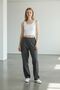 Women's Smoked Wide Leg Oversized Sweatpants - 2