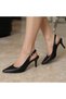 Stylish Women's Stiletto Shoes Genuine Leather 6 cm Heeled Pointed Toe Classic Heeled Shoes - 4