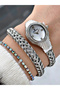 Premium Snake Model Wrapped Women's Wristwatch 23 mm - 2