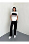 Women's Modal Fabric Crew Neck Stripe Detailed Soft Textured Garnished Tracksuit Set - 7