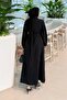 Scarf Tie Detailed Dress Black - 4