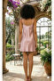 1️⃣ Plus Size Satin Nightgown – Lace Detailed Comfortable Cut Women's Nightgown - 3