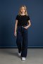 Girl's Wideleg Stone Embroidered Jean Trousers - 2