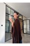 Tri̇ko Cloak Blazer Brown - 5