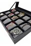15Pcs Faux Leather Coated Watch Storage Boxes Bag Pieces - 6