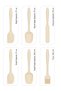 Arel Silicone Kitchen Set 6 Pieces Heat Resistant Spatula Spoon Brush Set + Whisk Gift - Cream - 7