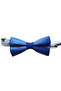 23 April Children's S Cobalt Satin Bow Tie with Adjustable Elastic for Birthdays and Special Occasions 0-14 Years - 2