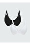 Vizyon New Season Underwire Non-Padded T-Shirt Bra 2-Pack