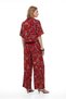 Women's Çicek Patterned Elastic Waist Pants - 4