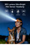 Mini LED Headlamp with Smart Motion Sensor, Rechargeable 1200mAh COB Headlight with Red Light - 6