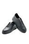 Genuine Leather Black Men's Casual Shoes – Orthopedic , Ultra Comfortable, Smart Lacing, Daily Wear Sneakers - 7