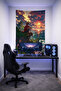 Luffy One Piece Wall Covering– Quality Fabric, Gamer Room Decor Tapestry Wall Rug Si - 2