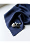 Scarf Shawl Clip 2 Pieces Stone Model Clip Women's Hijab Accessory Needle - 4