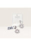 XUPING 2 CM YILDIZ 8 MM أقراط دائرية بيضاء - 2
