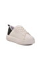 White Black Lace-Up Unisex Sports Shoes - 4