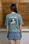 Interlock Fabric Back B Printed Basic T-Shirt - 3