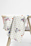 100% Cotton 4 Layer Muslin Baby Blanket 80X85 cm - La Petite Patterned Baby Blanket - 3