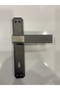 Asude Mirrored Room Door Handle Double Color Anthracite/Satin - 3