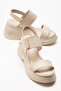 Thick Poly Sole Buckle Detailed Women's Sandals
