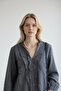Women's Beige Sheer Ruffle Shirt - 2