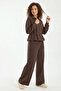 Women's Peplum Detailed Modal Tracksuit Set - 3
