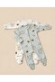 - 2-Piece Baby Romper with Booties |   Bear Motif