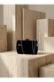 Black Color Luxury Patent Leather Silver Detailed Chain Strap Women's Evening Dress Bag Wedding Engagement Graduation - 3