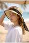 Lunaria Women's Straw Hat with Polka Dot Bow Ties - 2