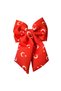 23 April Girls' Hair Clip – Turkish Flag Patterned Big Bow Hair Clip (10X14 cm) - 4