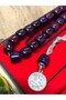 Purple Special Stick-Cut Amber Praying Beads - 3